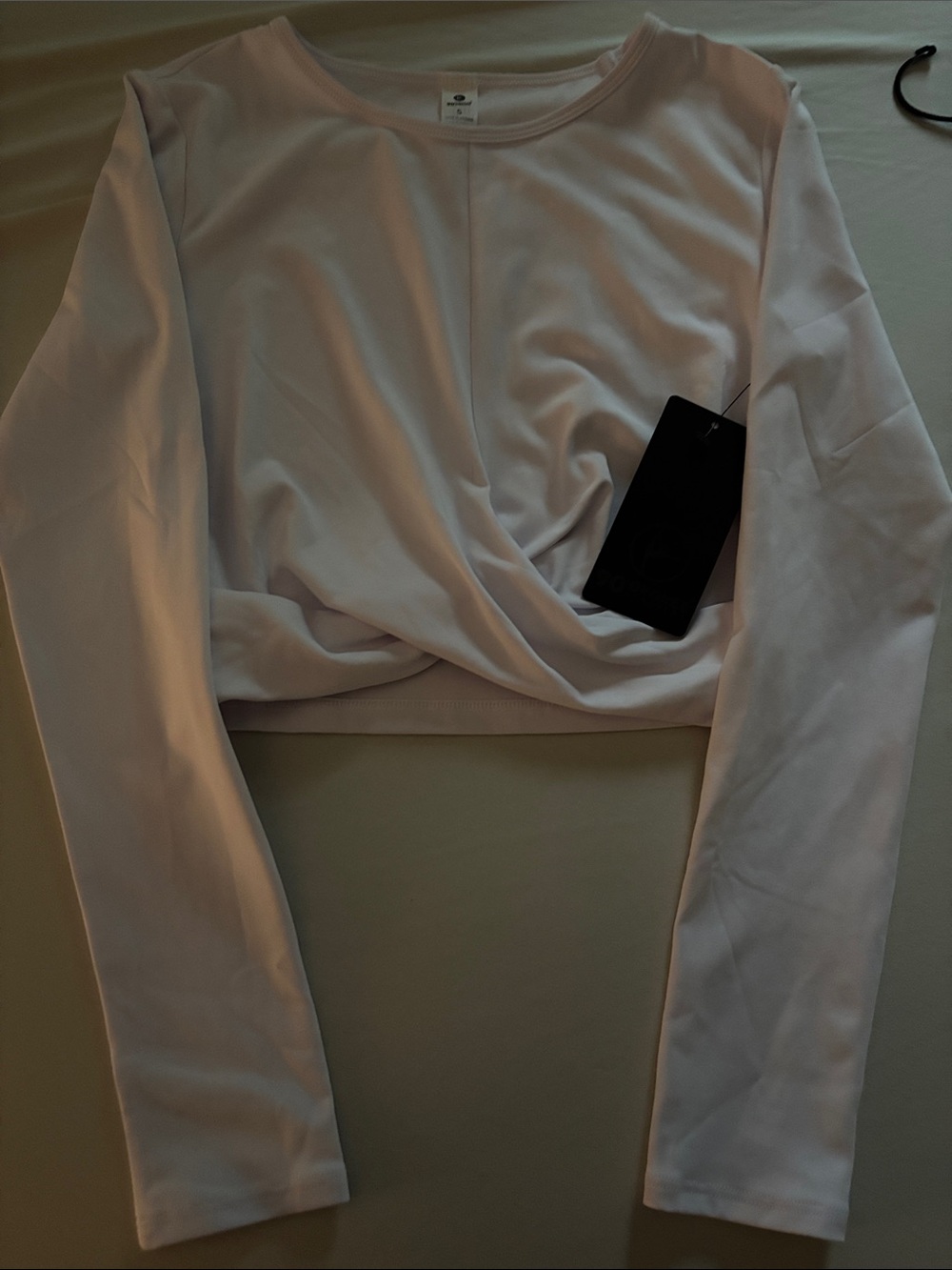 NWT 90° by Reflex S white long sleeve